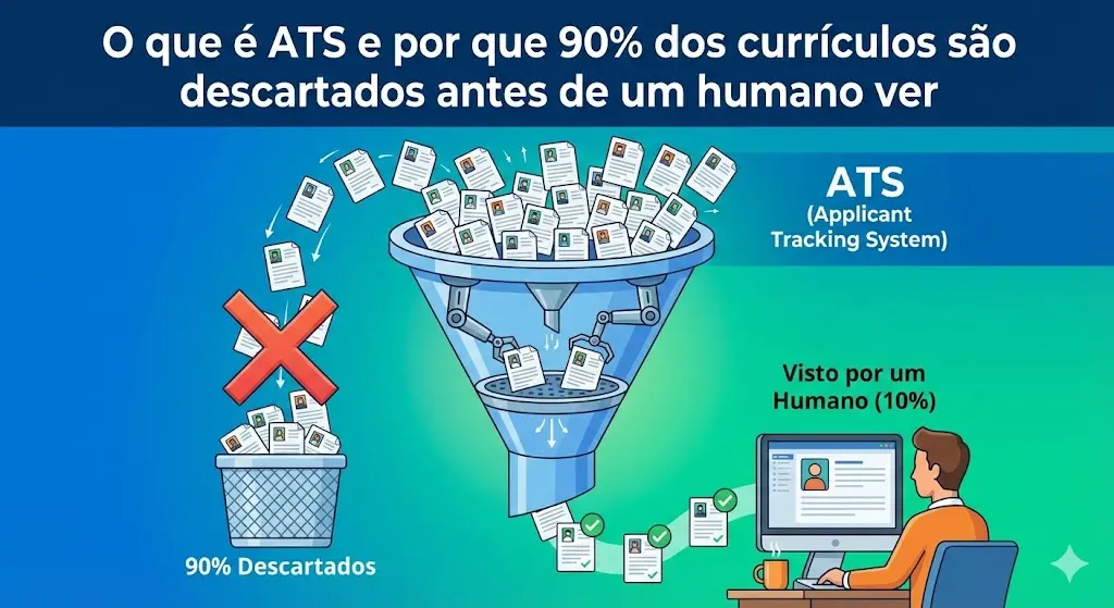 Pessoa frustrada olhando para a tela do notebook com currículos